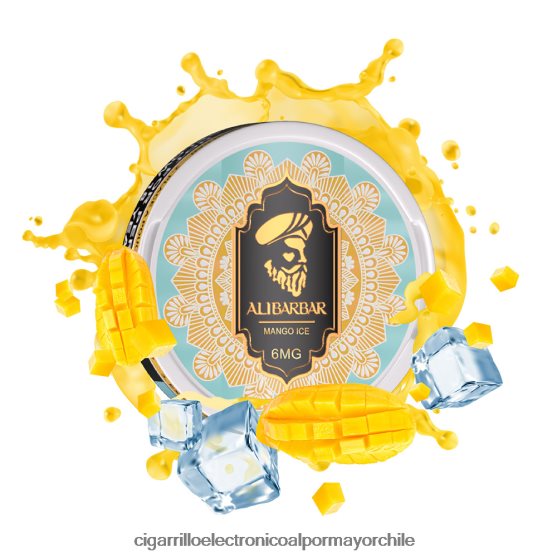 hielo de mango 8V60V068 Cigarrillo Electrónico Para Dejar De Fumar - ALIBARBAR bolsa de nicotina