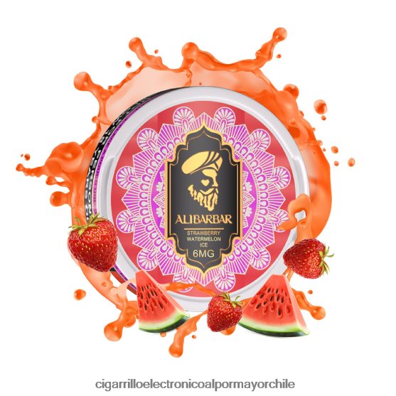 hielo de sandia fresa 8V60V053 Cigarrillo Electrónico Vape - ALIBARBAR bolsa de nicotina