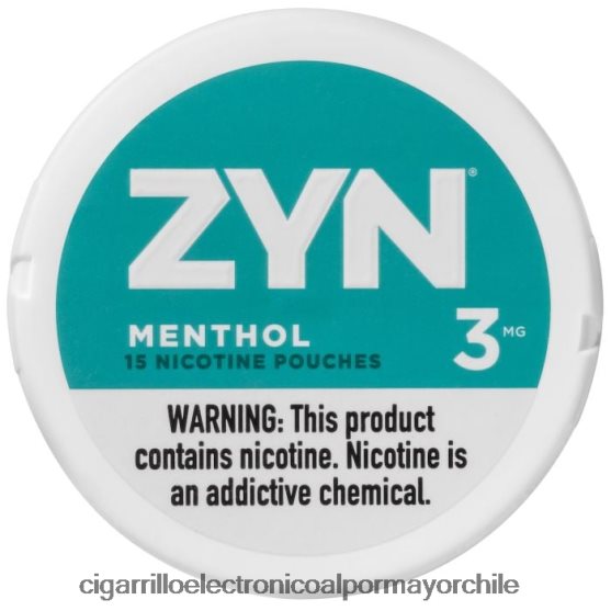 mentol 8V60V033 Cigarrillo Electrónico Vape - ZYN bolsa de nicotina 3 mg
