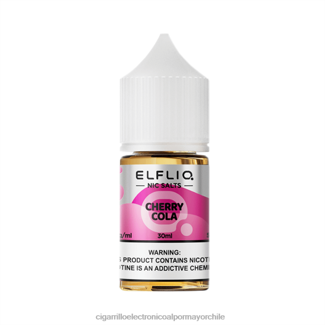 ELFBAR ELFLIQ nic sal 30 ml cola de cereza 8B20D14 Cigarrillo Electrónico Desechable