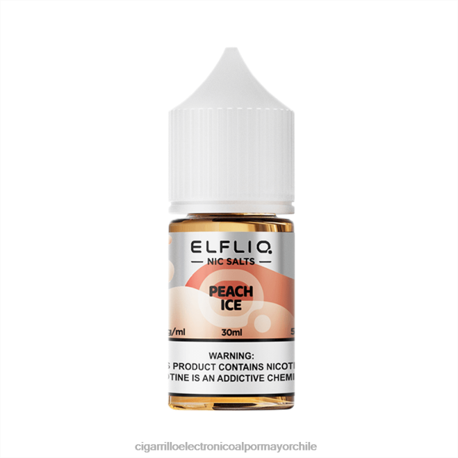 ELFBAR ELFLIQ nic sal 30 ml hielo de durazno 8B20D22 Cigarrillo Electrónico Sin Nicotina