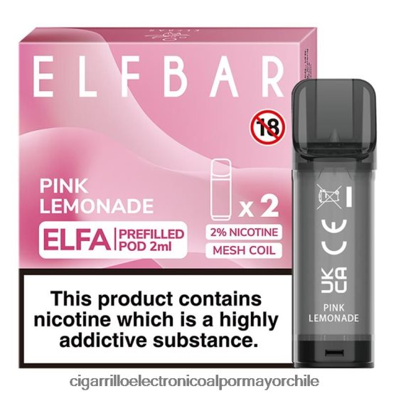 limonada rosa 8V60V0320 Cigarrillo Electronico Chile - ELFBAR Elfa cápsula precargada - 2 ml - 20 mg (paquete de 2)