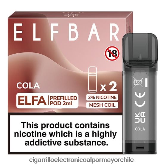 reajuste salarial 8V60V0319 Cigarrillo Electrónico Precio Chile - ELFBAR Elfa cápsula precargada - 2 ml - 20 mg (paquete de 2)