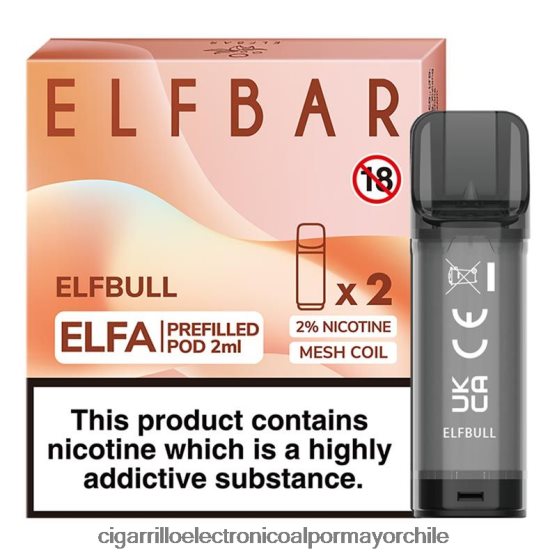 toro elfo 8V60V0335 Cigarrillo Electrónico Precio - ELFBAR Elfa cápsula precargada - 2 ml - 20 mg (paquete de 2)