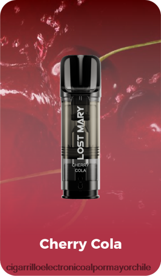 cola de cereza 8V60V0423 Cigarrillo Electrónico Vape - LOST MARY Tappo cápsulas de repuesto precargadas