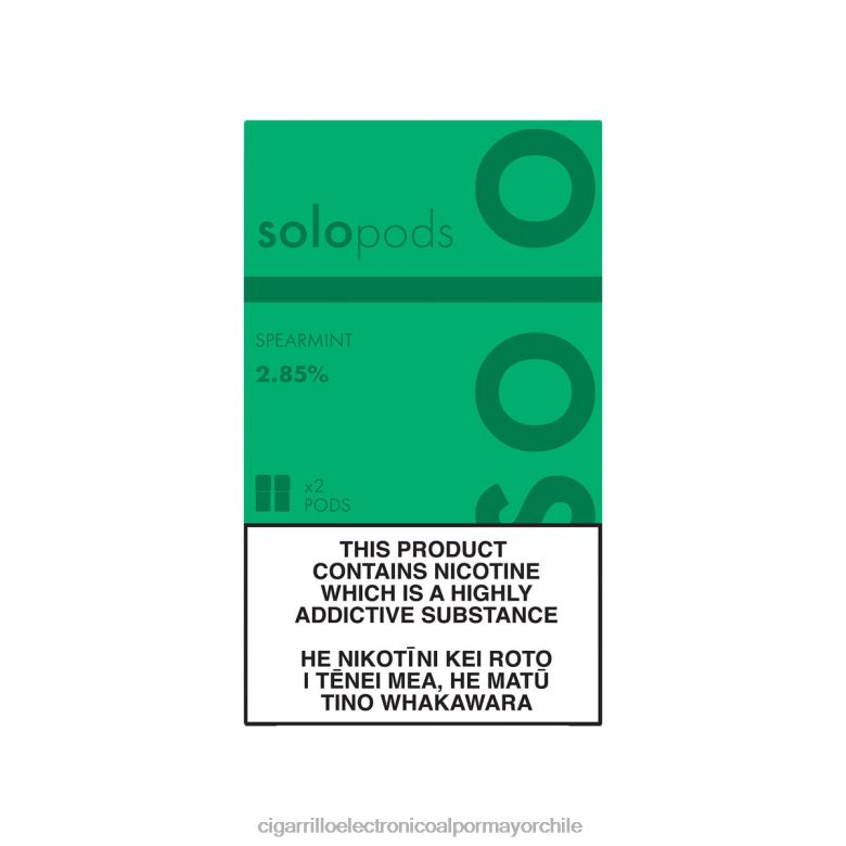 Solo paquete de 2 cápsulas de repuesto menta verde VT2N662 - Cigarrillo Electrónico Sin Nicotina