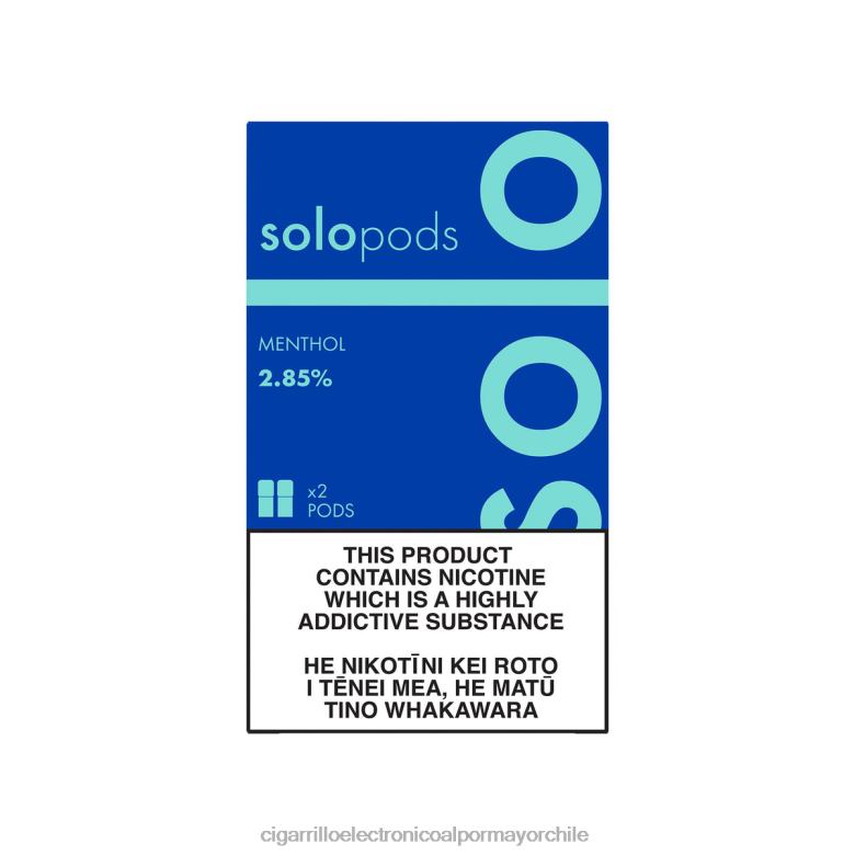 Solo paquete de 2 cápsulas de repuesto mentol VT2N651 - Cigarrillo Electrónico Recargable