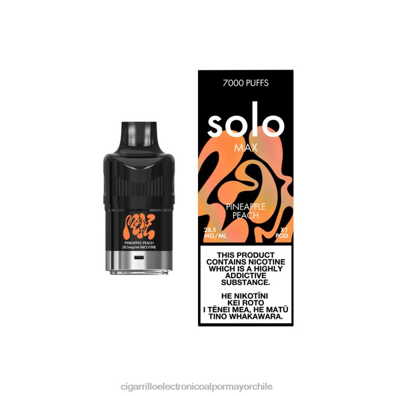Solo MAX vaina durazno piña VT2N685 - Cigarrillo Electrónico Precio