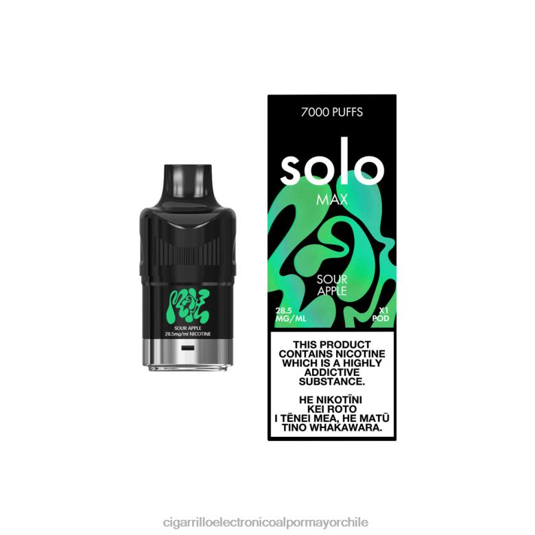 Solo MAX vaina manzana agria VT2N680 - Cigarrillo Electronico Chile
