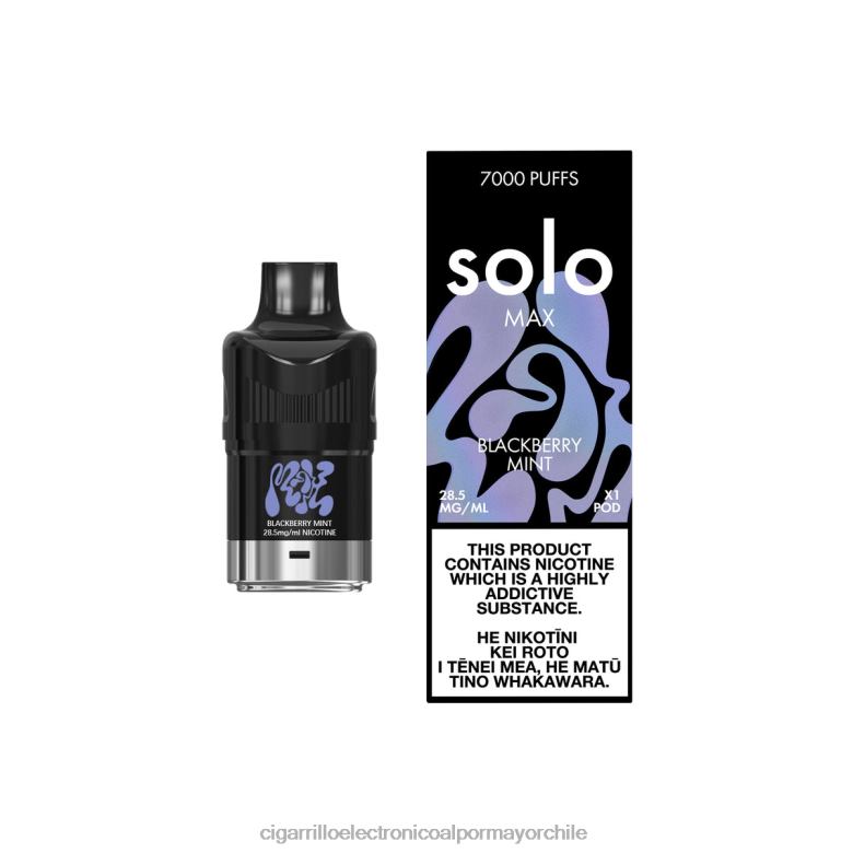 Solo MAX vaina menta mora VT2N673 - Cigarrillo Electrónico Vape