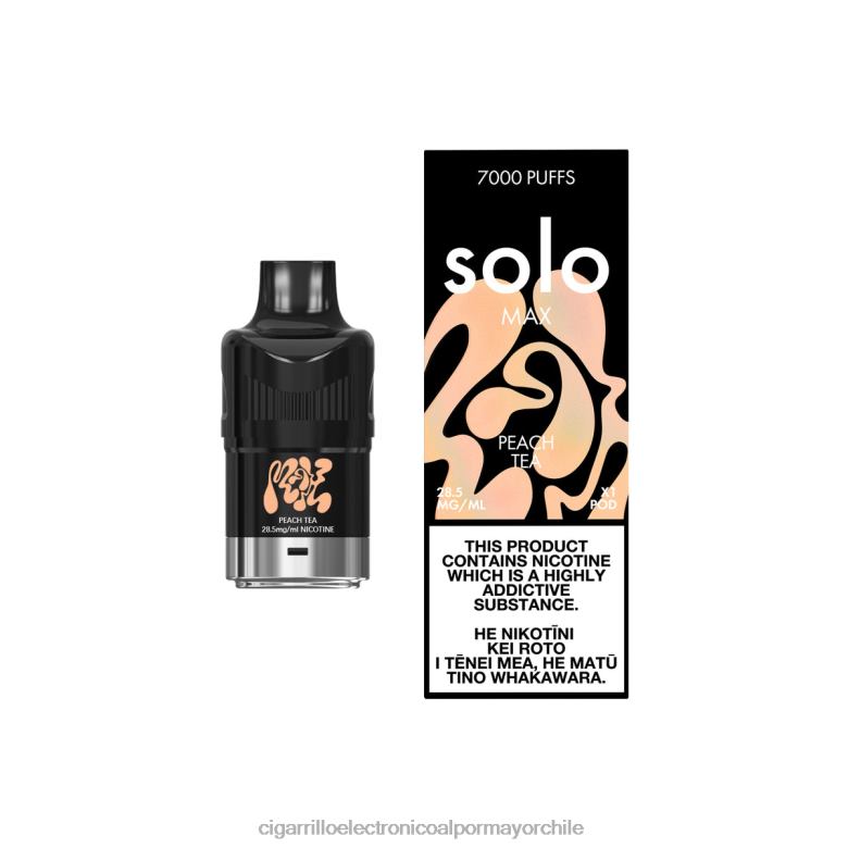 Solo MAX vaina té de durazno VT2N679 - Cigarrillo Electrónico Precio Chile