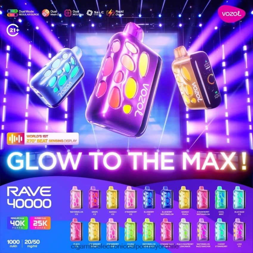 Vozol Rave 40000 8D48RP1 Vapeo Al Por Mayor