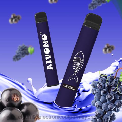 Aivono AIM FISHBONE 600 grosella negra de uva 4J88D284 - Cigarrillo Electrónico Desechable