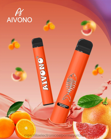 Aivono AIM FISHBONE 600 naranja pomelo 4J88D280 - Cigarrillo Electronico Chile