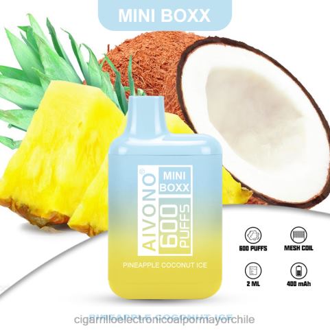 Aivono AIM MINI BOXX 600 hielo de piña y coco 4J88D238 - Cigarrillo Electrónico Para Dejar De Fumar