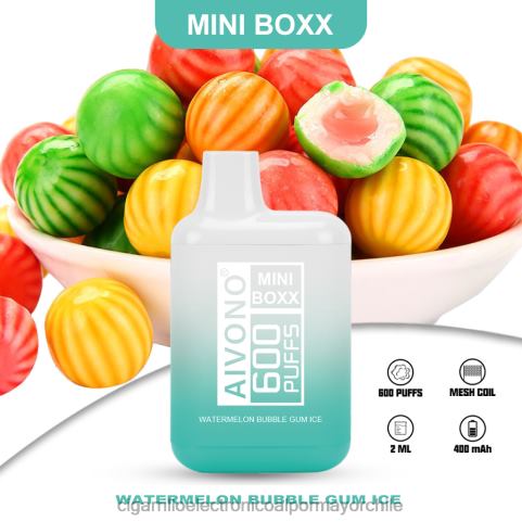 Aivono AIM MINI BOXX 600 sandía chicle hielo 4J88D235 - Cigarrillo Electrónico Precio