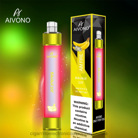 Aivono AIM FIRE 1000 hielo de plátano 4J88D324 - Cigarrillo Electrónico Desechable