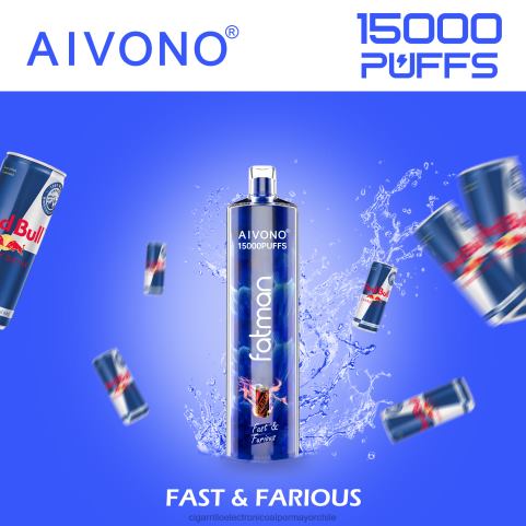 Aivono FATMAN 15000 rapido y furioso 4J88D18 - Cigarrillo Electrónico Para Dejar De Fumar