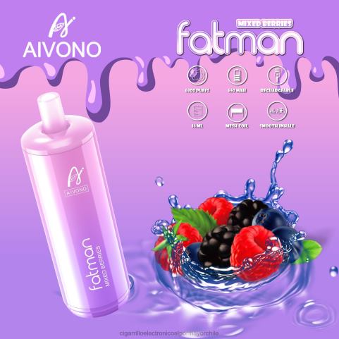 Aivono FATMAN 6800 bayas mixtas 4J88D27 - Cigarrillo Electrónico Con Nicotina