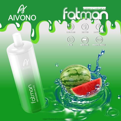 Aivono FATMAN 6800 hielo de sandia 4J88D28 - Cigarrillo Electrónico Para Dejar De Fumar