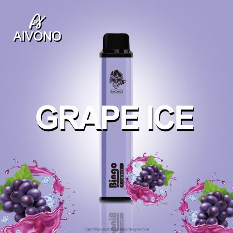 Aivono AIM BINGO 4000 hielo de uva 4J88D142 - Cigarrillo Electrónico Sin Nicotina
