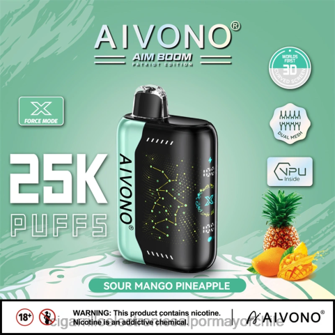 Aivono AIM BOOM 25000 piña mango agria 4J88D351 - Cigarrillo Electrónico Recargable