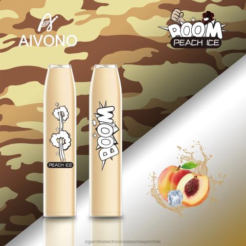 Aivono AIM BOOM 600 hielo de durazno 4J88D362 - Cigarrillo Electrónico Sin Nicotina