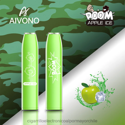Aivono AIM BOOM 600 hielo de manzana 4J88D354 - Cigarrillo Electrónico Desechable