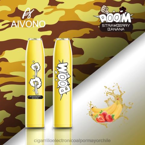 Aivono AIM BOOM 600 plátano fresa 4J88D363 - Cigarrillo Electrónico Vape
