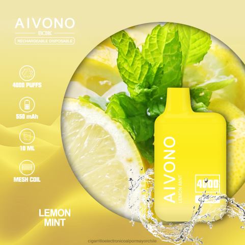 Aivono AIM BOXX 4000 menta limon 4J88D230 - Cigarrillo Electronico Chile