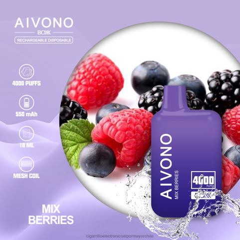 Aivono AIM BOXX 4000 mezclar bayas 4J88D215 - Cigarrillo Electrónico Precio