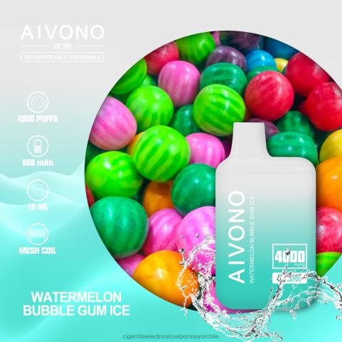 Aivono AIM BOXX 4000 sandía chicle hielo 4J88D227 - Cigarrillo Electrónico Con Nicotina