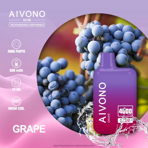 Aivono AIM BOXX 4000 uva 4J88D213 - Cigarrillo Electrónico Vape