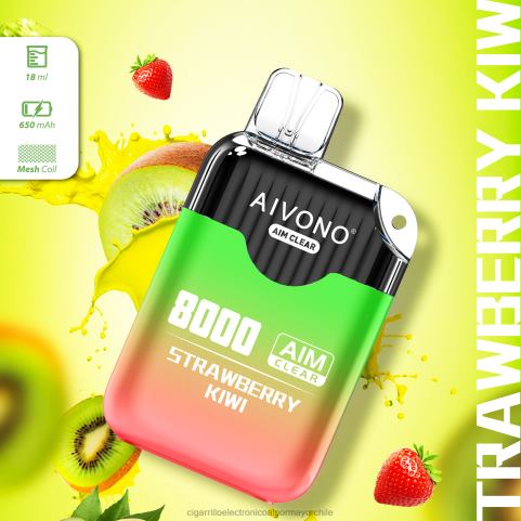 Aivono AIM CLEAR 8000 kiwi fresa 4J88D210 - Cigarrillo Electronico Chile