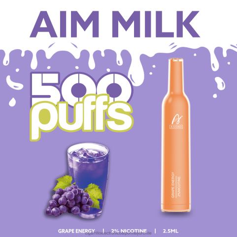 Aivono AIM MILK 500 energía de la uva 4J88D265 - Cigarrillo Electrónico Precio