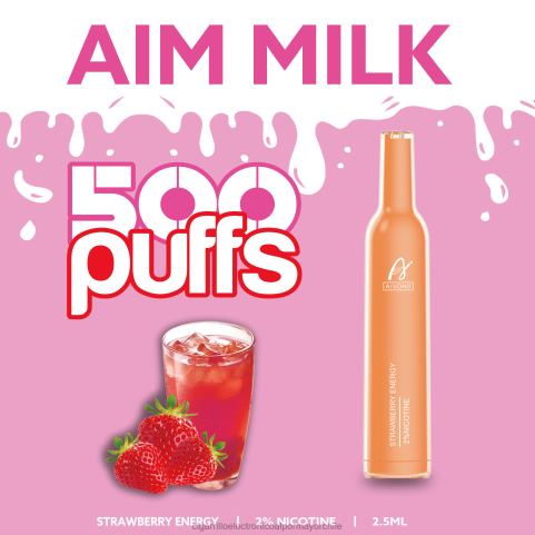 Aivono AIM MILK 500 energía fresa 4J88D266 - Cigarrillo Electrónico Para Dejar De Fumar Precio
