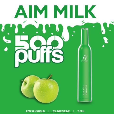 Aivono AIM MILK 500 manzana agria 4J88D267 - Cigarrillo Electrónico Con Nicotina