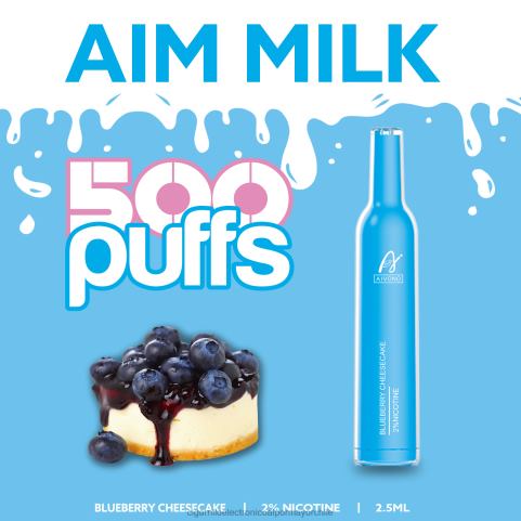 Aivono AIM MILK 500 pastel de queso con arándanos 4J88D274 - Cigarrillo Electrónico Desechable