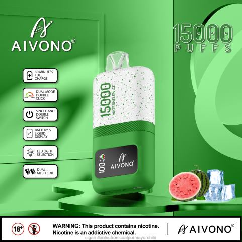 Aivono AIM magic 15000 hielo de sandia 4J88D70 - Cigarrillo Electronico Chile