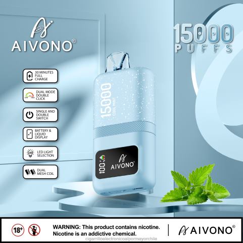 Aivono AIM magic 15000 menta fresca 4J88D62 - Cigarrillo Electrónico Sin Nicotina