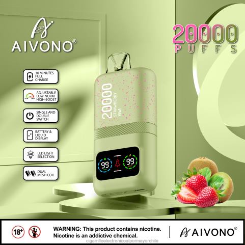 Aivono AIM magic 20000 kiwi fresa 4J88D81 - Cigarrillo Electrónico Recargable