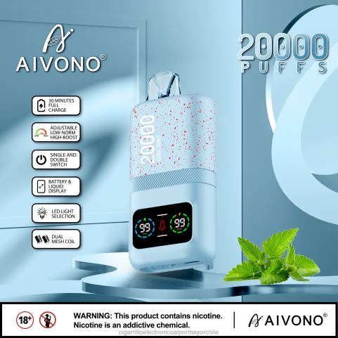 Aivono AIM magic 20000 menta fresca 4J88D84 - Cigarrillo Electrónico Desechable