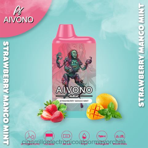 Aivono AIM MAGIC cigarrillo de caja de 5800 bocas fresa mango menta 4J88D97 - Cigarrillo Electrónico Con Nicotina