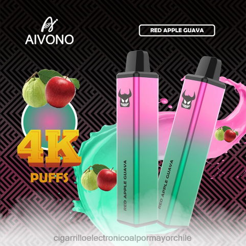 Aivono AIM FREAK 4000 guayaba manzana roja 4J88D257 - Cigarrillo Electrónico Con Nicotina
