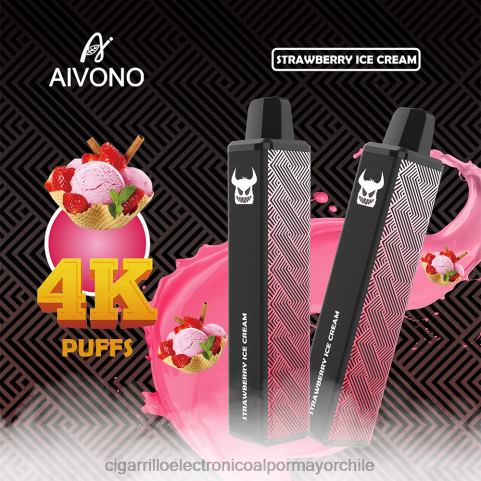 Aivono AIM FREAK 4000 helado de fresa 4J88D263 - Cigarrillo Electrónico Vape