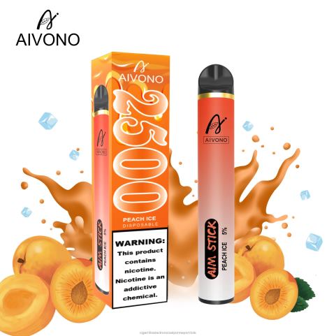 Aivono AIM STICK 2500 hielo de durazno 4J88D144 - Cigarrillo Electrónico Desechable