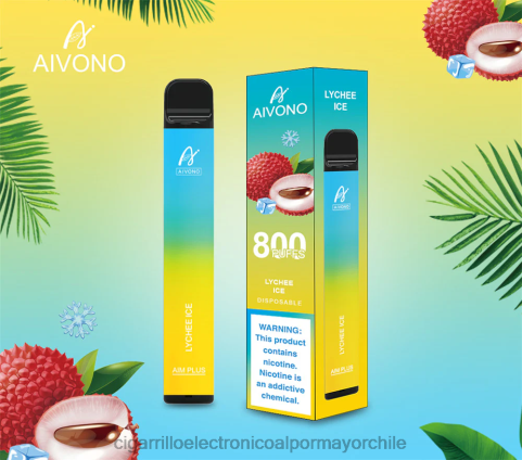 Aivono AIM PLUS 800 hielo de lichi 4J88D182 - Cigarrillo Electrónico Sin Nicotina