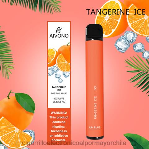 Aivono AIM PLUS 800 hielo de mandarina 4J88D197 - Cigarrillo Electrónico Con Nicotina