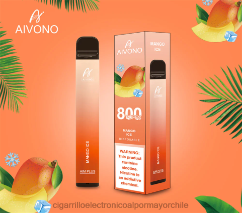 Aivono AIM PLUS 800 hielo de mango 4J88D184 - Cigarrillo Electrónico Desechable