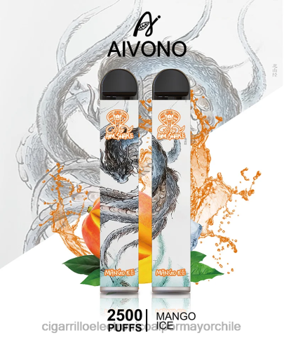 Aivono AIM SNAKE 2500 hielo de mango 4J88D313 - Cigarrillo Electrónico Vape